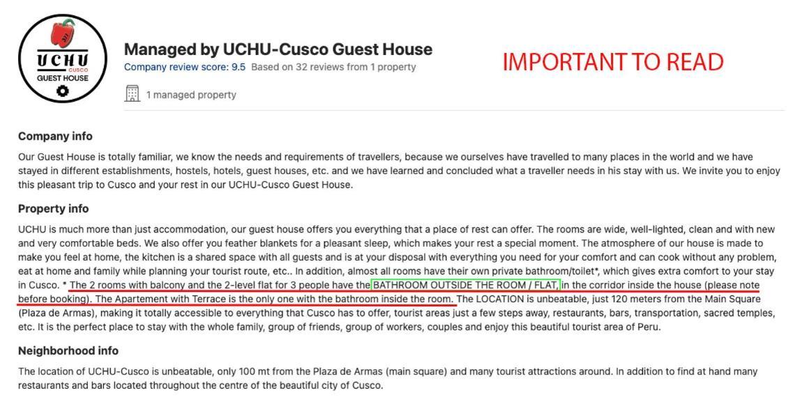 Uchu Cusco - Guest House エクステリア 写真